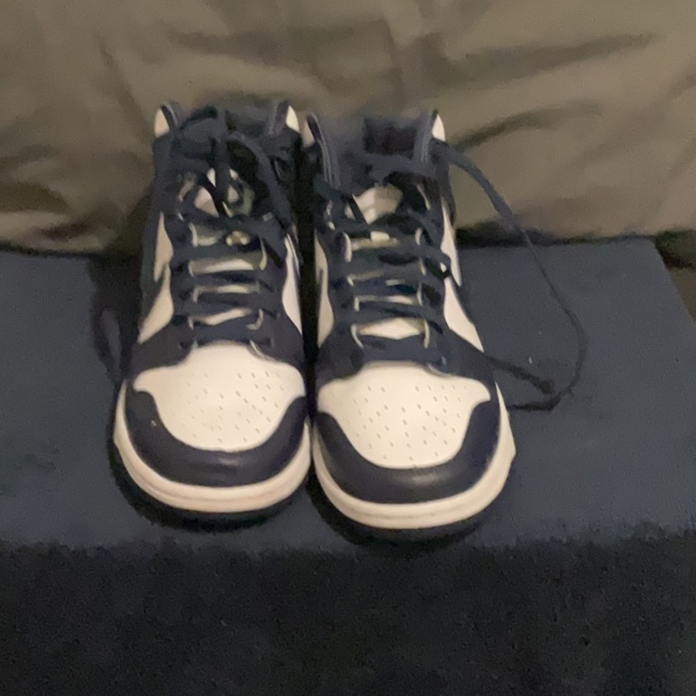 Midnight navy Nike dunks high - Picture 2 of 4